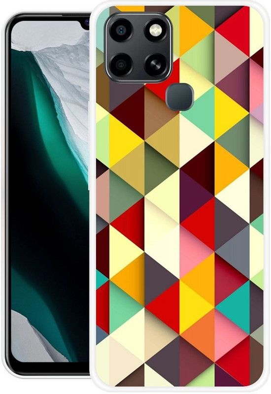 Krtagy Back Cover for Infinix Smart 6  (Multicolor, Dual Protection, Silicon, Pack of: 1)