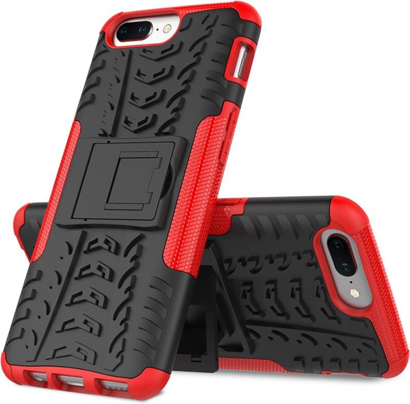 ZIVITE Back Cover for OnePlus 5  (Red, Rugged Armor, Pack of: 1)