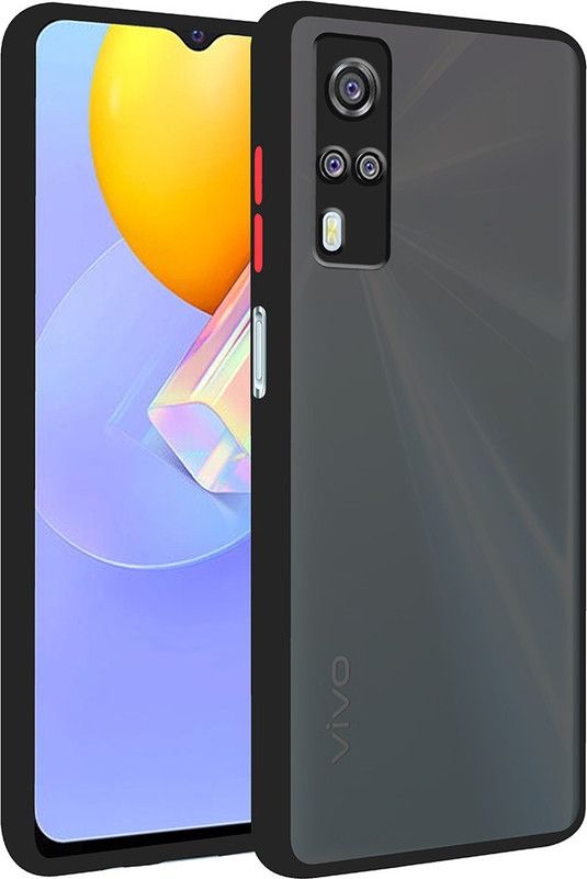 ss creation Back Cover for Vivo Y51A, Vivo Y51 (2020), Vivo Y31 (2021)  (Black, Pack of: 1)
