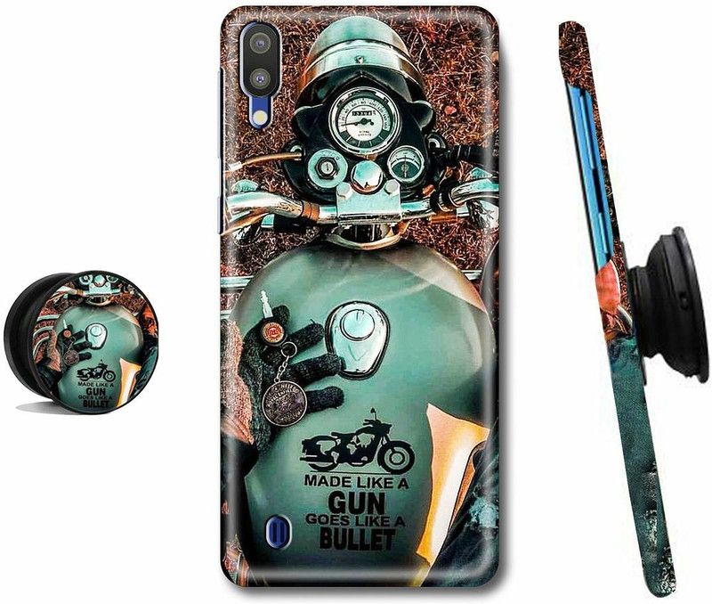 Kizin Back Cover for Samsung Galaxy M10  (Multicolor, Cases with Holder)