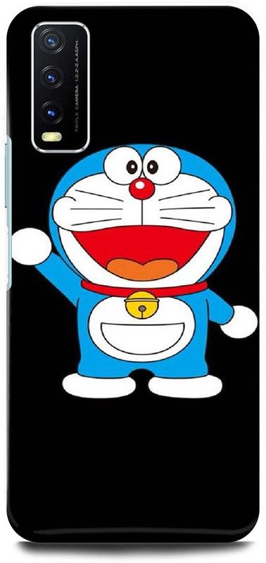 play fast Back Cover for Vivo Y12s, V2033 DORAEMON, CARTOON, DISNEY  (Blue, Hard Case, Pack of: 1)