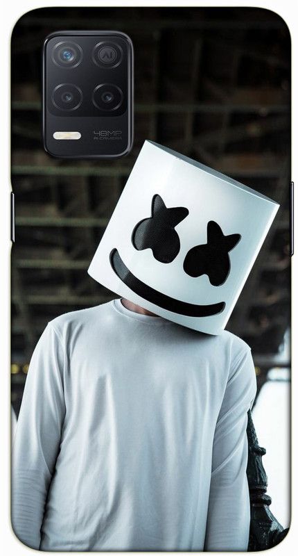 iprinto Back Cover for Realme 8 5G, Realme 8s 5G Marshmello Back Cover  (White, Hard Case)
