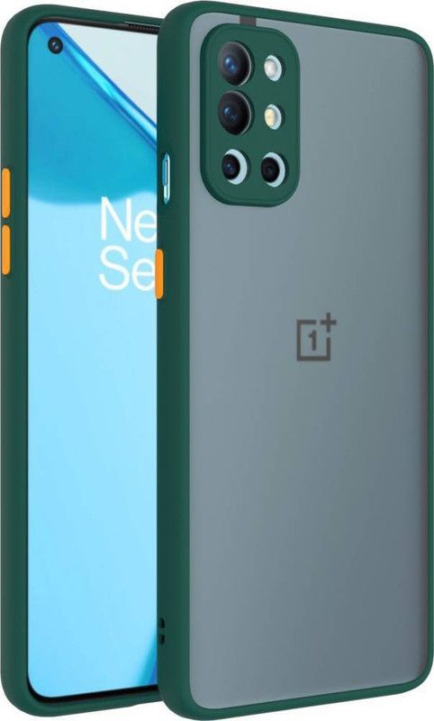 AOnes Back Cover for Oneplus 8T  (Green, Cases with Holder, Pack of: 1)