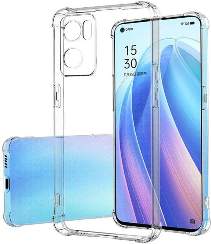 GDBUY Back Cover for OPPO K10  (Transparent, Silicon, Pack of: 1)