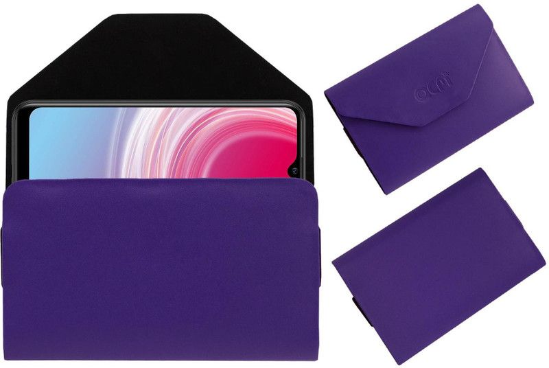 ACM Pouch for Tecno Camon I4  (Purple, Cases with Holder, Pack of: 1)