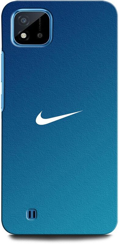 GRAFIQE Back Cover for Realme C11 2021  (Blue, Shock Proof, Pack of: 1)