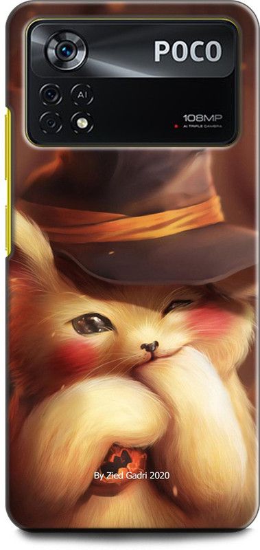 KEYCENT Back Cover for POCO X4 Pro 5G PIKACHU, POKEMON, GAME ,CARTOON, ANIME  (Multicolor, Shock Proof, Pack of: 1)