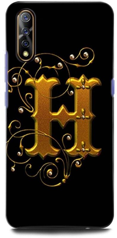 ORBIQE Back Cover for Vivo Z1x 1917 H, H LETTER, H ALPHABET, DESIGN  (Multicolor, Hard Case, Pack of: 1)