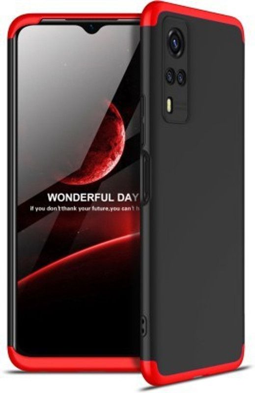 Cermarise Front & Back Case for Vivo Y51A  (Red, Dual Protection, Pack of: 1)