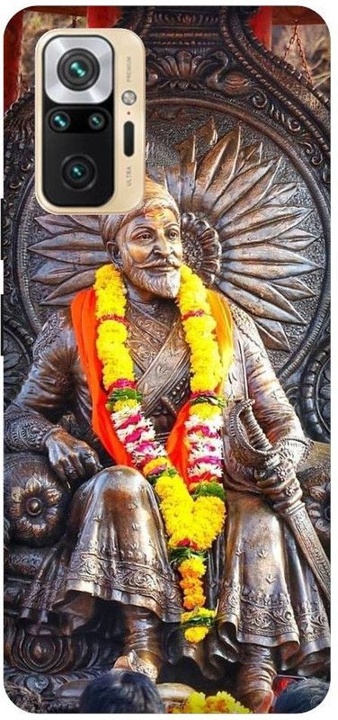 GRAFIQE Back Cover for REDMI Note 10 Pro Max M2101K6I SHIVAJI, CHATRAPATI SHIVAJI MAHARAJ, INDIAN KING  (Multicolor, Shock Proof)
