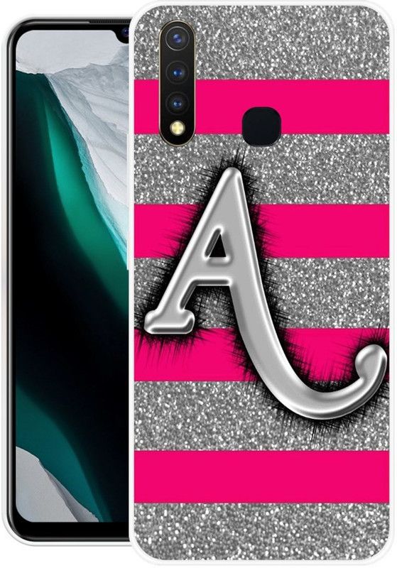 JAYFOX Back Cover for Vivo U20  (Silver, Pink, Silicon)