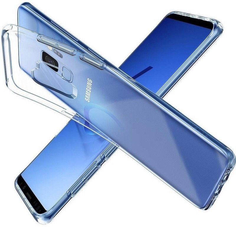 CELLCAMPUS Pouch for Samsung Galaxy S9, Samsung S9, Galaxy S9  (Transparent, White, Grip Case, Pack of: 1)