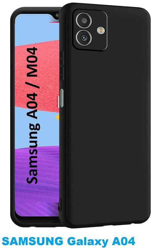 DSCASE Back Cover for SAMSUNG Galaxy A04, SAMSUNG A04, (CA)  (Black, Pack of: 1)