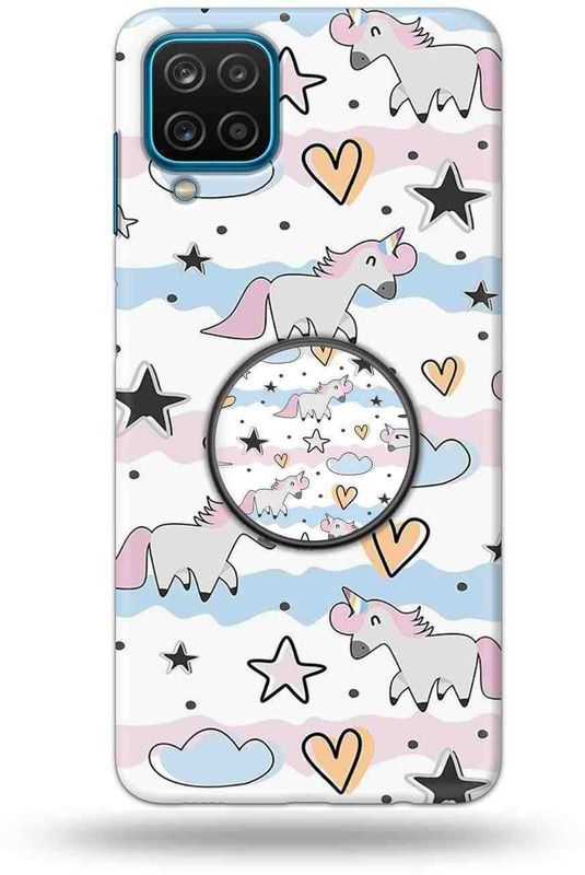 NDCOM Back Cover for Samsung Galaxy A12  (Multicolor, Pack of: 1)