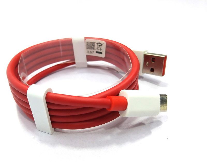 SAIQA USB Type C Cable 6.5 A 1.00419999999996 m Copper Braiding mi type c  (Compatible with For TURBO / SONIC / HYPER / RAPID/55W/50W/44W/33W /30W/27/25/20W/18W/15W, Red, One Cable)