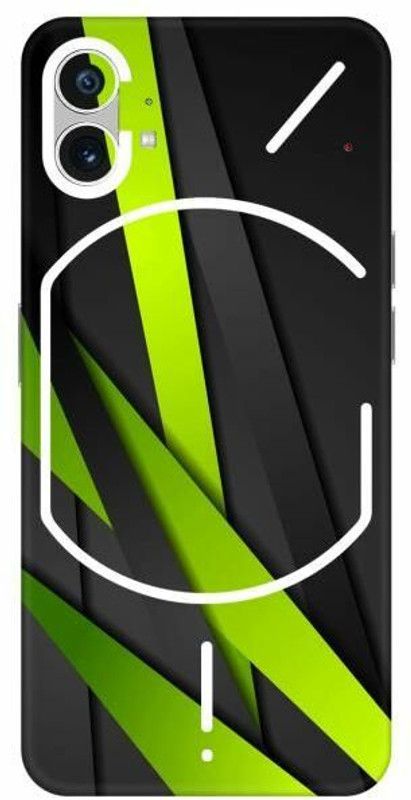 FCS Nothing Phone 1 Printed Back Skin: Green Texture Mobile Skin  (Green Texture Skin)