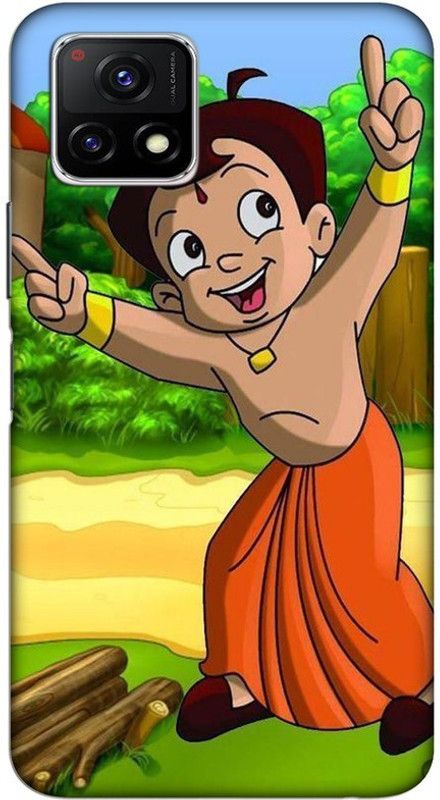 CROKIAN Back Cover for Vivo Y72 5G Chhota Bheem Back Cover  (Green, Hard Case, Pack of: 1)