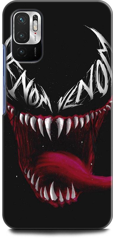 Afterglow Back Cover for Redmi Note 10T 5G VENOM, MARVAL, COMIC, SPIDERMAN, ANTI HERO, SUPERHERO  (Multicolor, Shock Proof, Pack of: 1)