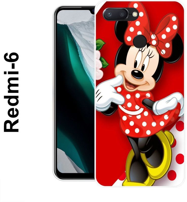REALKING Back Cover for Redmi 6  (Multicolor, Silicon)