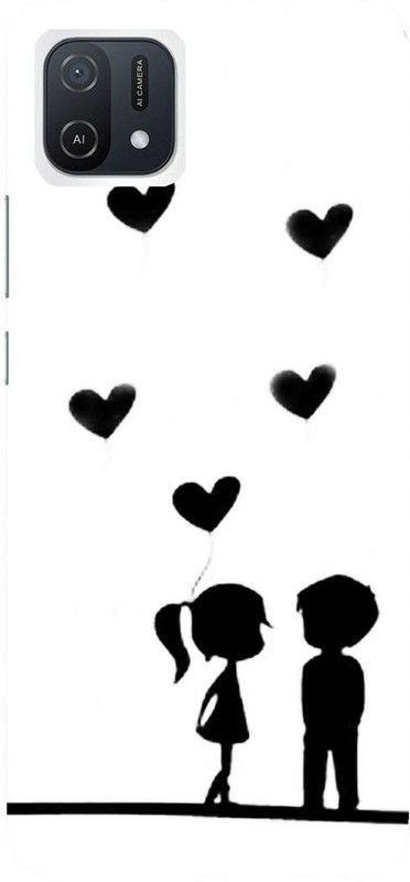 Flipkart SmartBuy Back Cover for Oppo A16K  (Black, White, Pack of: 1)