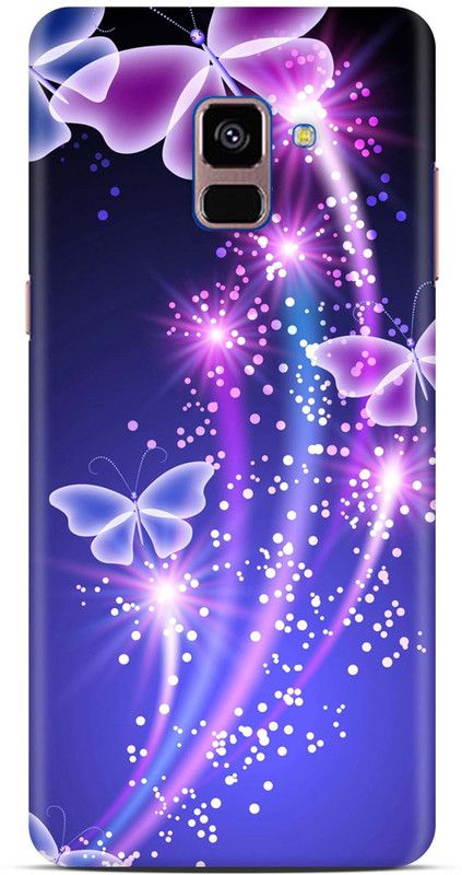 Sankee Back Cover for Samsung Galaxy A8 Plus  (Purple, Hard Case, Pack of: 1)