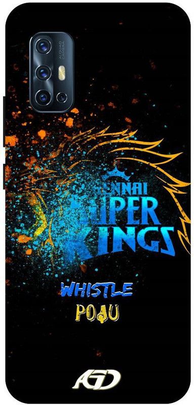 THE NARAYANA COLLECTIONS Back Cover for VIVO V17- 1919-MSD,DHONI,INDIAN,CRICKETER,CSK  (Multicolor, Hard Case, Pack of: 1)