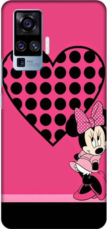 PNBEE Back Cover for Vivo X50 Pro, Vivo V2005A - Mickey Mouse Print  (Multicolor, Hard Case, Pack of: 1)