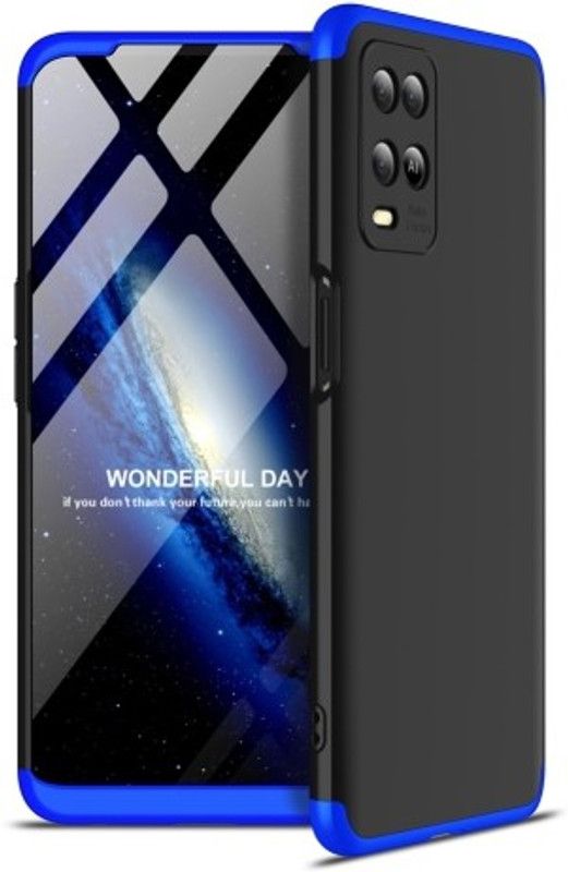 Cermarise Front & Back Case for Realme 8S 5G  (Blue, Pack of: 1)