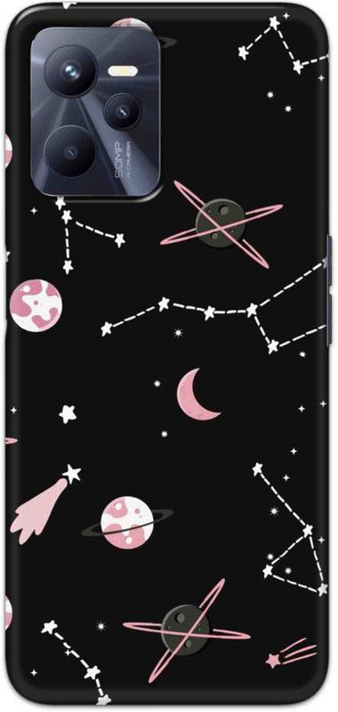NDCOM Back Cover for Realme Narzo 50A Prime Galaxy Printed  (Multicolor, Hard Case, Pack of: 1)