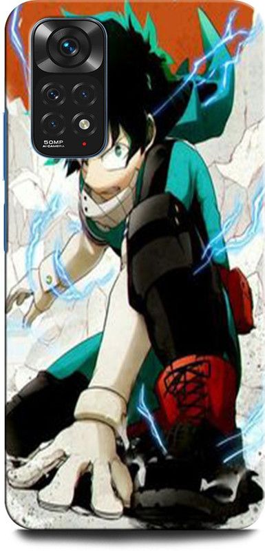ORBIQE Back Cover for Redmi Note 11s MY HERO ACADEMIA, ANIME, CARTOON, ACTOR  (Multicolor, Hard Case, Pack of: 1)