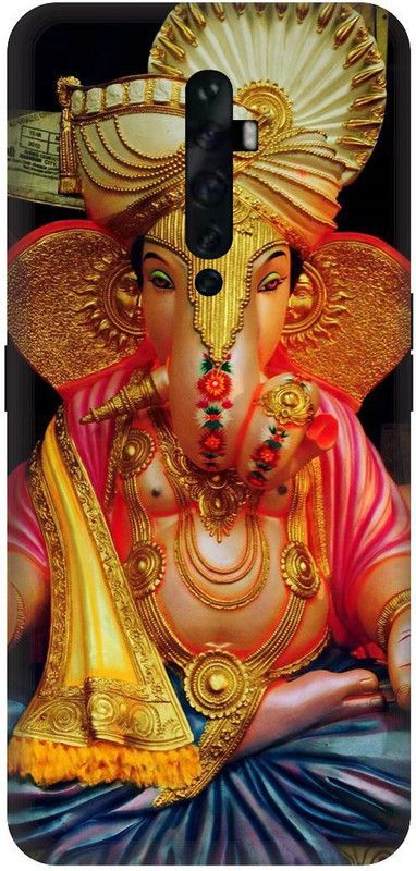 UMPRINT Back Cover for Oppo Reno 2z Ganesh Ji Lord Ganesha Printed Back Cover  (Multicolor, Hard Case, Pack of: 1)