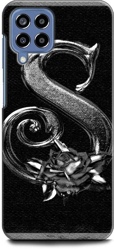 WallCraft Back Cover for SAMSUNG Galaxy M53 5G S, S LETTER, S NAME, S ALPHABET, DESIGN  (Multicolor, Dual Protection, Pack of: 1)