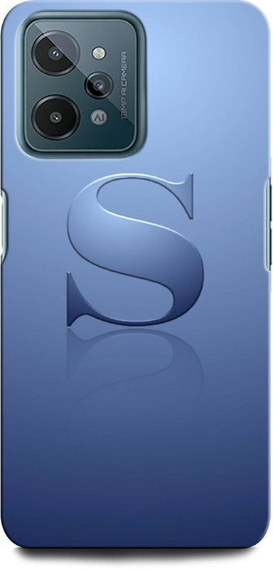 ORBIQE Back Cover for Realme C31 S, S LETTER, S ALPHABET, DESIGN, S NAME  (Multicolor, Hard Case, Pack of: 1)