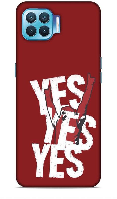 Keviv Back Cover for OPPO A93, OPPO F17 Pro, Reno 4F  (Red, White, Hard Case, Pack of: 1)