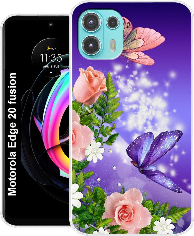 Coolcase Back Cover for Motorola Edge 20 Fusion Cases & Cover  (Multicolor, Grip Case, Silicon)