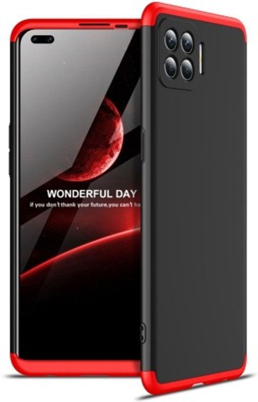 Cermarise Front & Back Case for Oppo F17  (Red, Dual Protection, Pack of: 1)