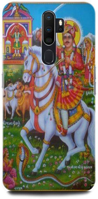 ORBIQE Back Cover for OPPO A9 2020 CPH1937 TEJAJI MAHARAJ, TEJAJI, VEER TEJA  (Multicolor, Hard Case, Pack of: 1)