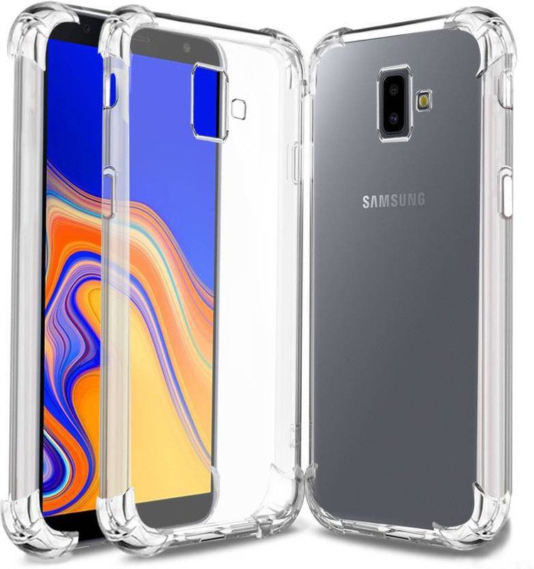 KrKis Back Cover for Samsung Galaxy J6 Plus  (Black, Grip Case, Pack of: 1)