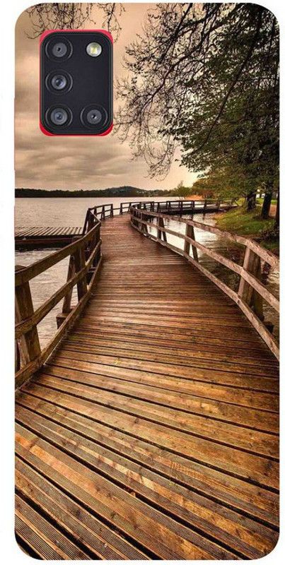 Skyhawk Back Cover for Infinix Smart 5A Wooden River Bridge  (Multicolor, Waterproof, Silicon, Pack of: 1)
