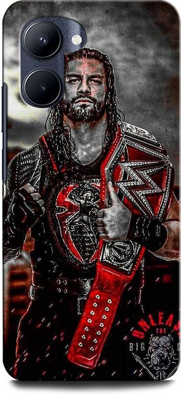 ORBIQE Back Cover for Realme C33 ROMAN REIGNS, WWE, BODYBUILDER, WRESTLEMANIA, WRESTLER  (Multicolor, Hard Case, Pack of: 1)
