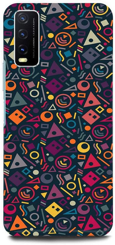 ZIGTOZAG SHOPPE Back Cover for vivo Y20A, V2101, ABSTRACT, ART COLOUR, TREE, CUTE, COOL  (Multicolor, Hard Case)