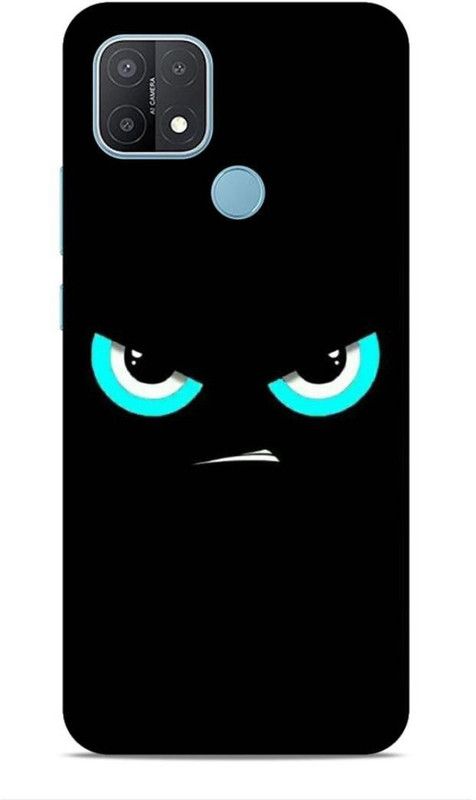 SmashItUp Back Cover for Oppo A15 Emoji / Angry  (Multicolor, Hard Case)