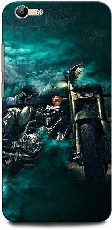 GRAFIQE Back Cover for Vivo V5/ Vivo V5s 1601/1713 BIKE, BULLET, RIDE, RIDER, ROYAL ENFIELD, BOY  (Multicolor, Shock Proof, Pack of: 1)