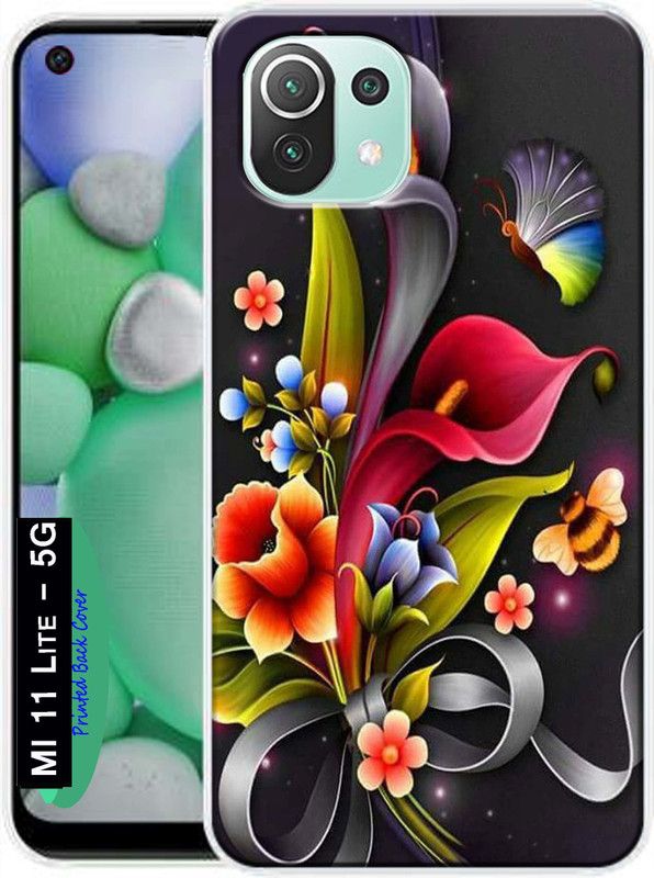 MORITZ Back Cover for Redmi 11 Lite  (Multicolor, Dual Protection, Silicon, Pack of: 1)