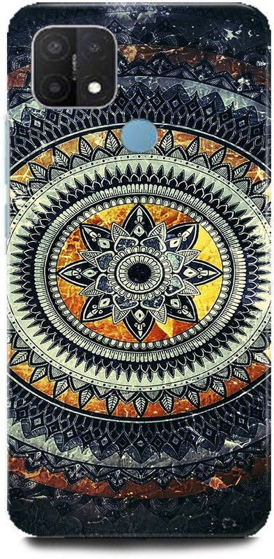 Afterglow Back Cover for Oppo A15s MANDALA, FLOWER, ABSTRACT, GEOMETRIC, DESIGN, GLITTER, PATTERN  (Multicolor, Shock Proof, Pack of: 1)