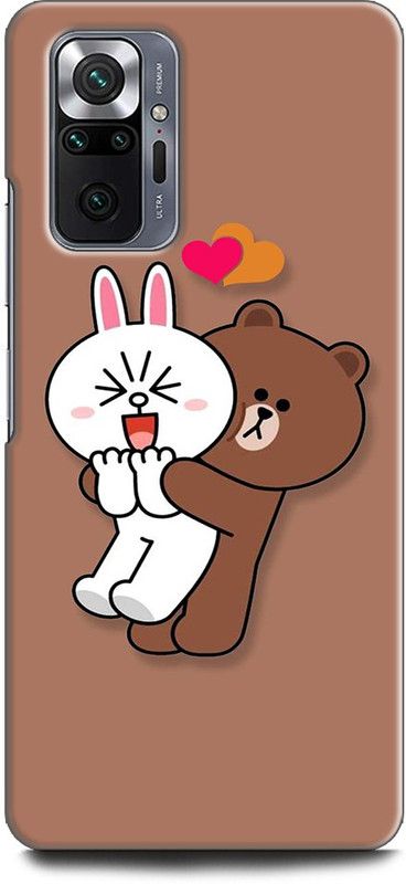 KEYCENT Back Cover for REDMI Note 10 Pro LOVE, KITTY, COUPLE, EMOJII, CUTE CAT, TENOR, CARTONE  (Multicolor, Pack of: 1)