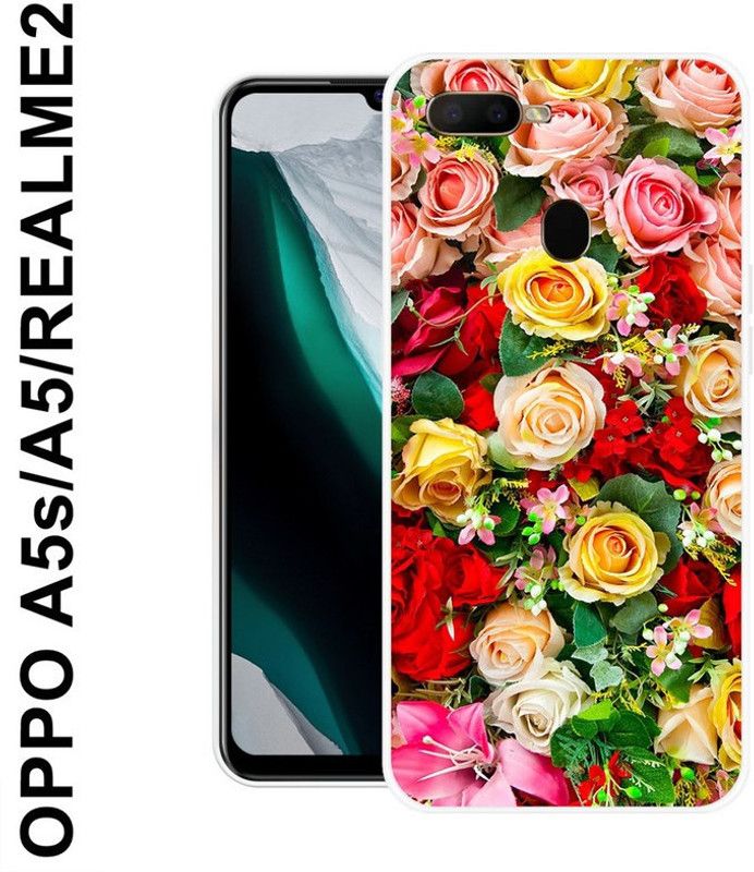 PINKU ARTS Back Cover for OPPO A5s,OPPO A5,REALME 2  (Multicolor, Flexible, Silicon)