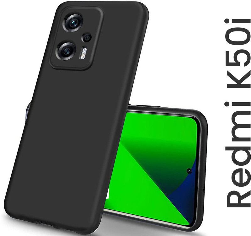 Stunny Front & Back Case for Mi K50i  (Black, Camera Bump Protector, Pack of: 1)
