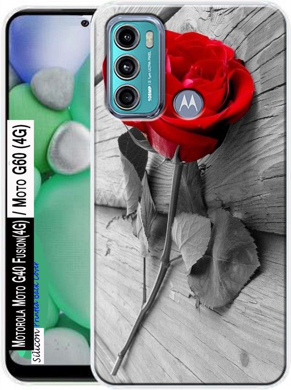 HEXAcase Back Cover for Motorola G40 Fusion / Motorola G60  (Multicolor, Dual Protection, Silicon, Pack of: 1)