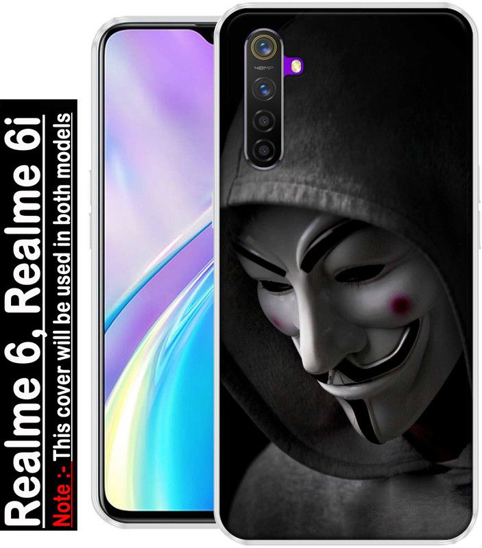 KUDI Back Cover for Realme 6, Realme 6i  (Multicolor, Grip Case, Silicon, Pack of: 1)